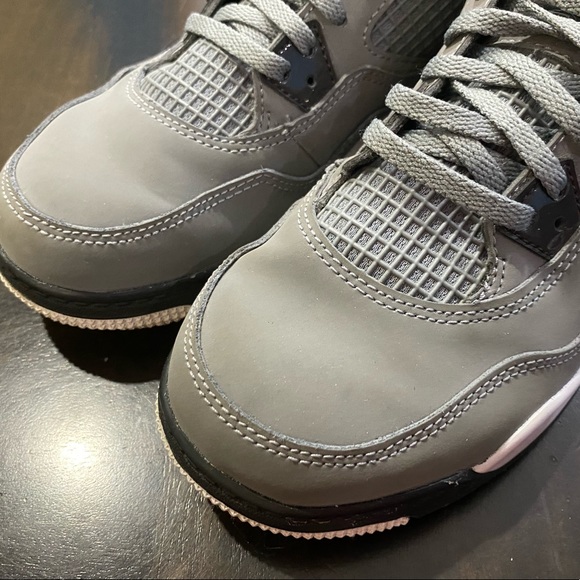 Jordan 4 Retro Size 2.5Y Cool Grey - Picture 5 of 15